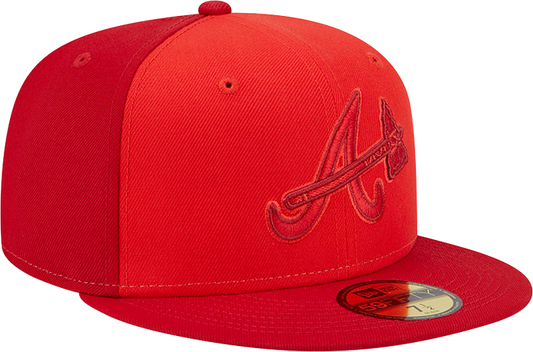 New Era 59Fifty MLB Atlanta Braves Tri-Tone Team Fitted Hat