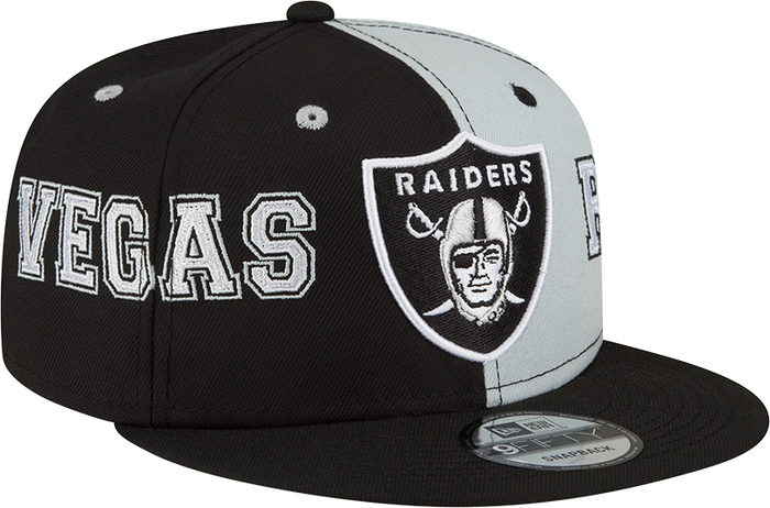 New Era Las Vegas Raiders Team Split 9FIFTY Snapback Hat