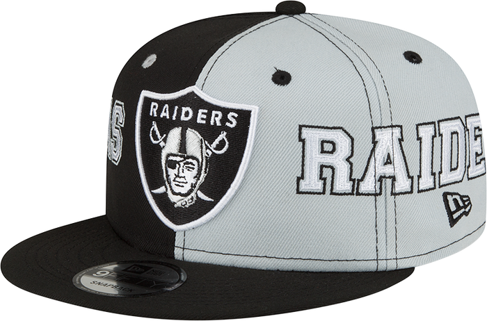 New Era Las Vegas Raiders Team Split 9FIFTY Snapback Hat