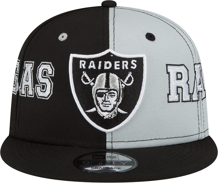 New Era Las Vegas Raiders Team Split 9FIFTY Snapback Hat