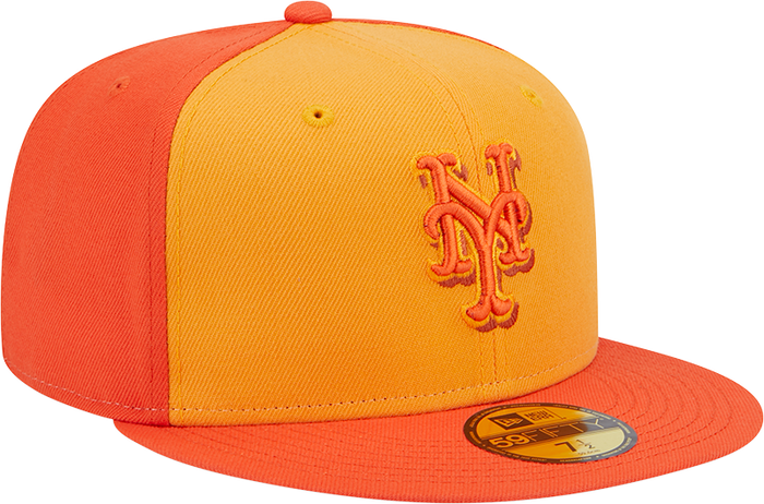 New Era Men's New York Mets Tri-Tone Team 59FIFTY Fitted Hat