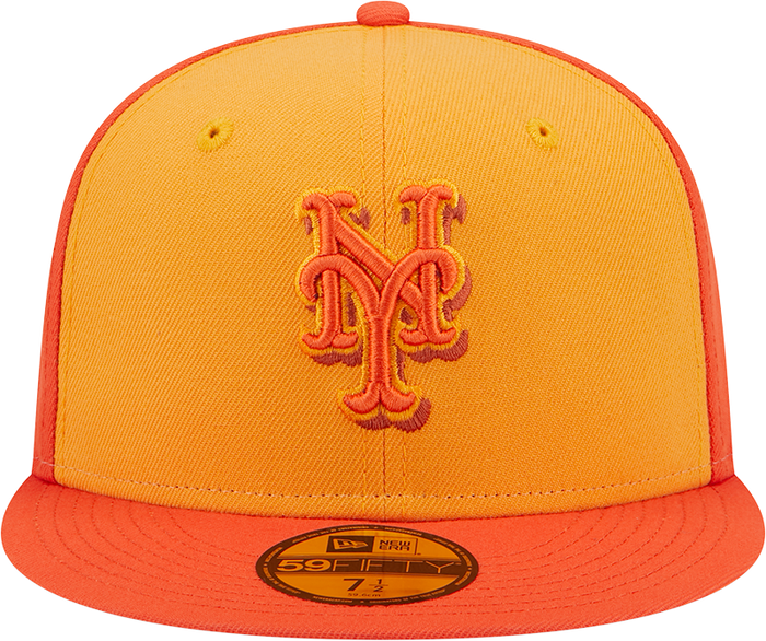New Era Men's New York Mets Tri-Tone Team 59FIFTY Fitted Hat