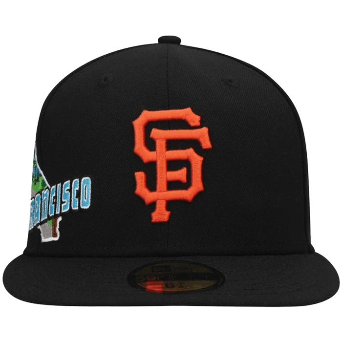 New Era Men's San Francisco Giants New Era Black Stateview 59Fifty Fitted Hat
