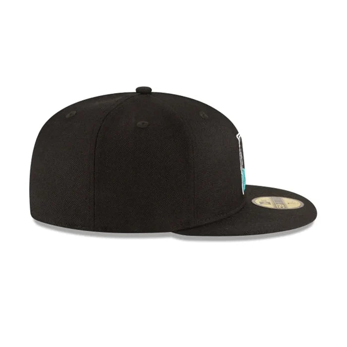New Era Florida Marlins World Series Black Wool 59FIFTY Fitted black color