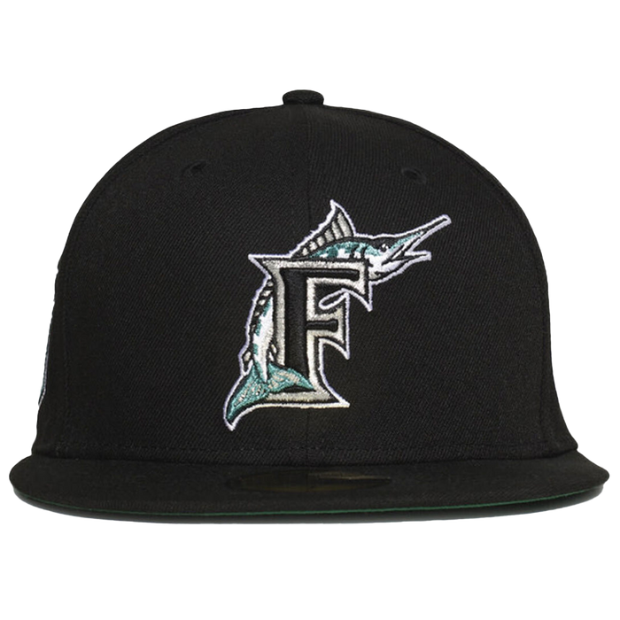 New Era MLB Miami Marlins Metallic Thread Logo 59Fifty Fitted Hat
