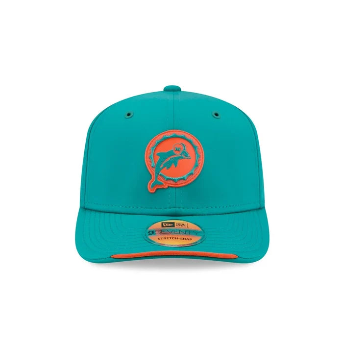 New Era NFL 2026 Sideline Historic 9SEVENTY Stretch-Snap blue color