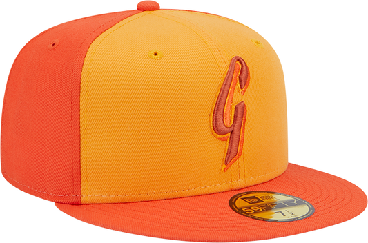 New Era San Francisco Giants Mens Orange Tri Tone Team 59FIFTY Fitted Hat