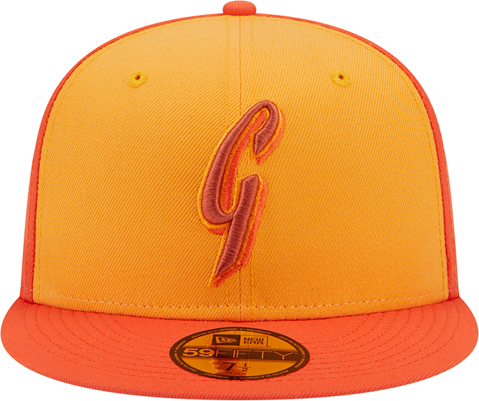 New Era San Francisco Giants Mens Orange Tri Tone Team 59FIFTY Fitted Hat