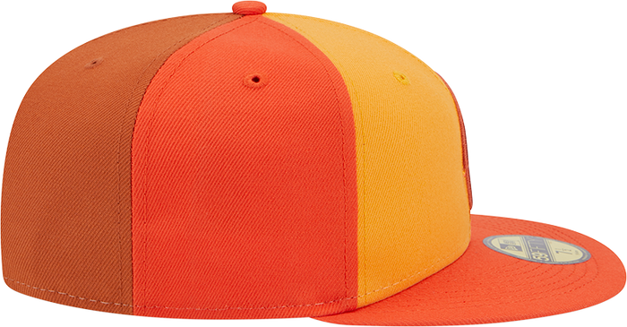 New Era San Francisco Giants Mens Orange Tri Tone Team 59FIFTY Fitted Hat