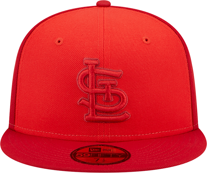 New Era St Louis Cardinals Mens Red Tri Tone Team 59FIFTY Fitted