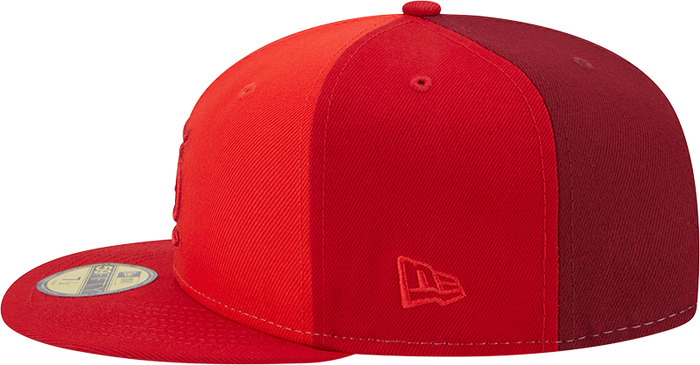 New Era St Louis Cardinals Mens Red Tri Tone Team 59FIFTY Fitted
