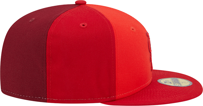 New Era St Louis Cardinals Mens Red Tri Tone Team 59FIFTY Fitted