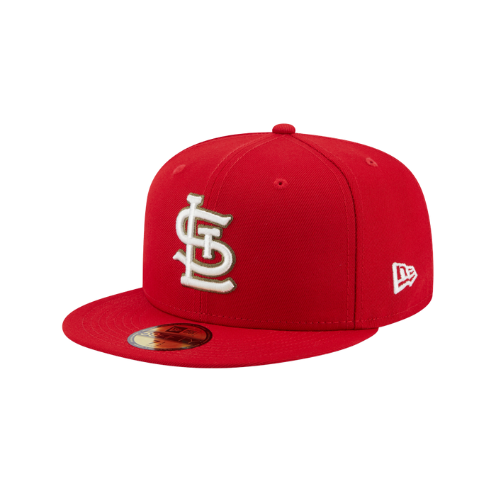 New Era St. Louis Cardinals New Era Red 25th Anniversary Spring Training Botanical 59FIFTY Fitted Hat