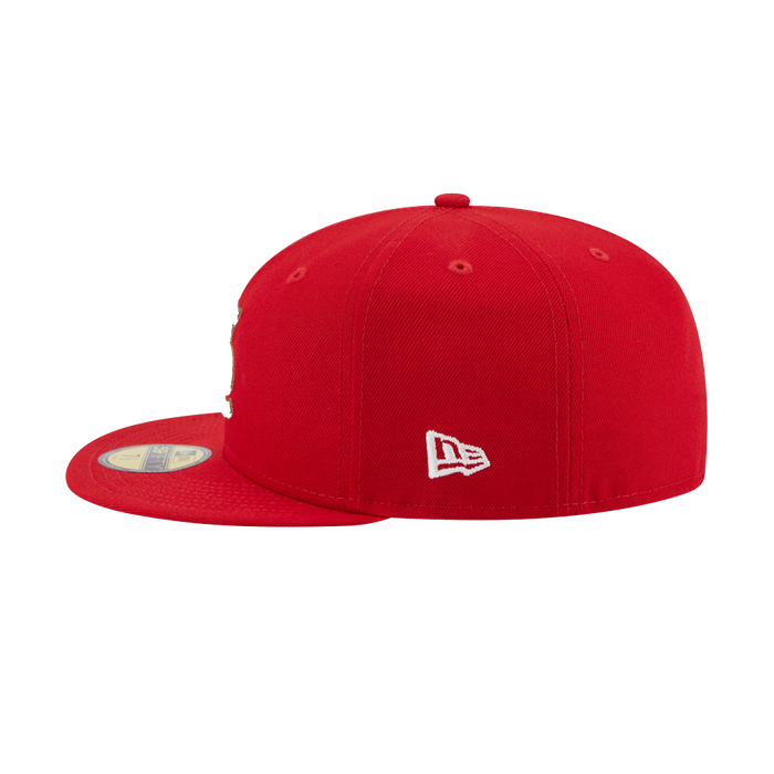 New Era St. Louis Cardinals New Era Red 25th Anniversary Spring Training Botanical 59FIFTY Fitted Hat