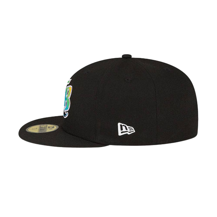 New Era Tampa Bay Rays New Era Black Stateview 59Fifty Fitted Hat