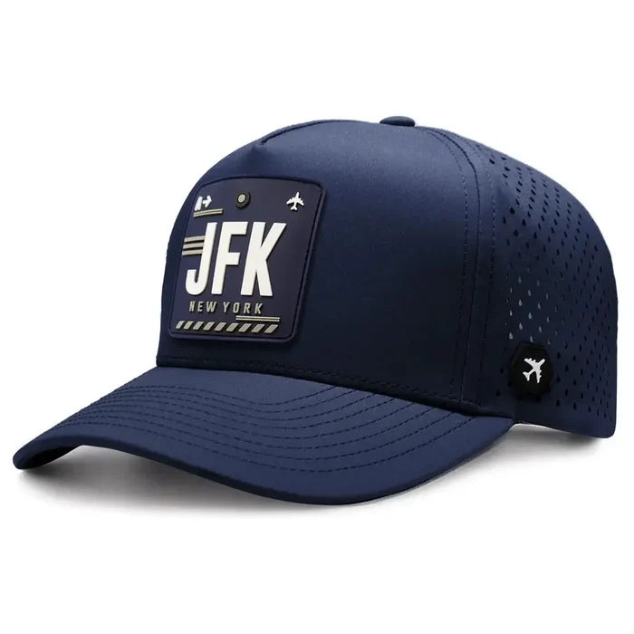 New York Performance Hat Navy color 3Quarter front view
