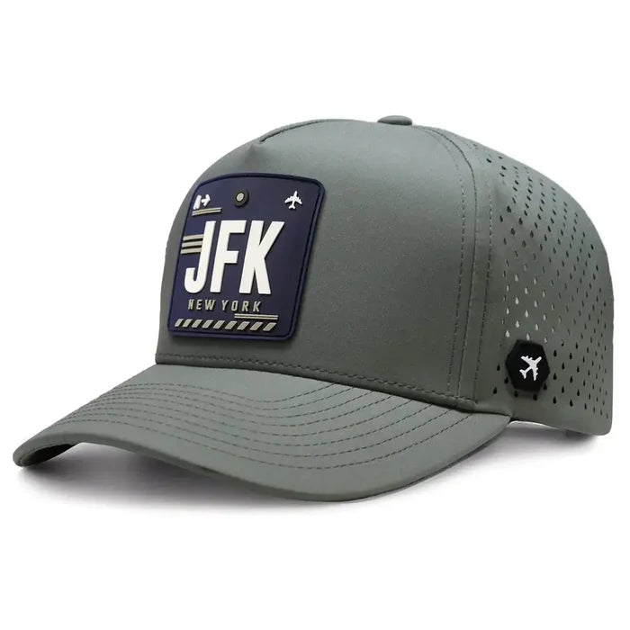 New York Performance Hat Grey color 3Quarter front view