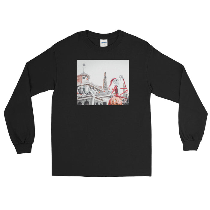 Nightmare before Christmas Photo Shirt Jack Skellington Disneyland Men’s Long Sleeve Shirt
