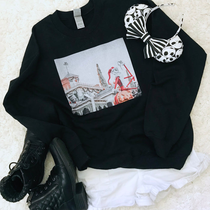 Nightmare before Christmas Photo Shirt Jack Skellington Disneyland Unisex Sweatshirt