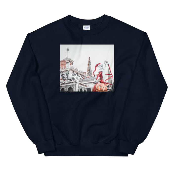 Nightmare before Christmas Photo Shirt Jack Skellington Disneyland Unisex Sweatshirt