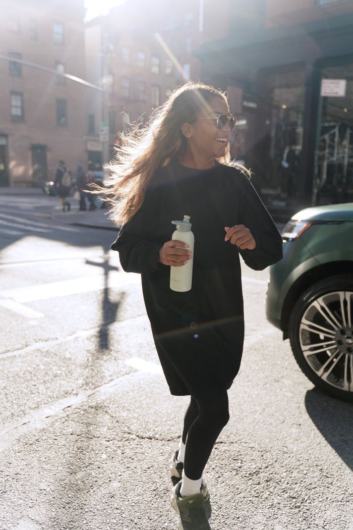 Nina Sweater dress - Black