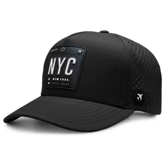 NYC - New York Performance Hat Black color  3Quarter front view