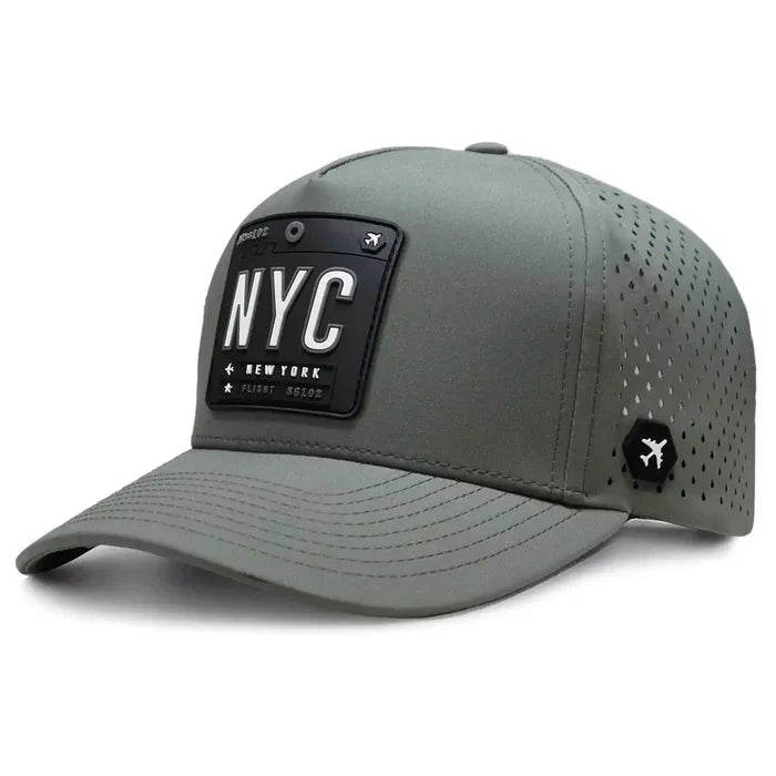 NYC - New York Performance Hat Grey color  3Quarter front view