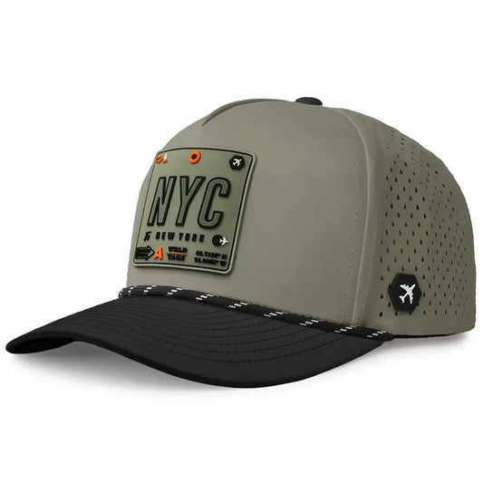NYC - New York Warrior Performance Hat 2.0 Loden/Black color 3Quarter front view