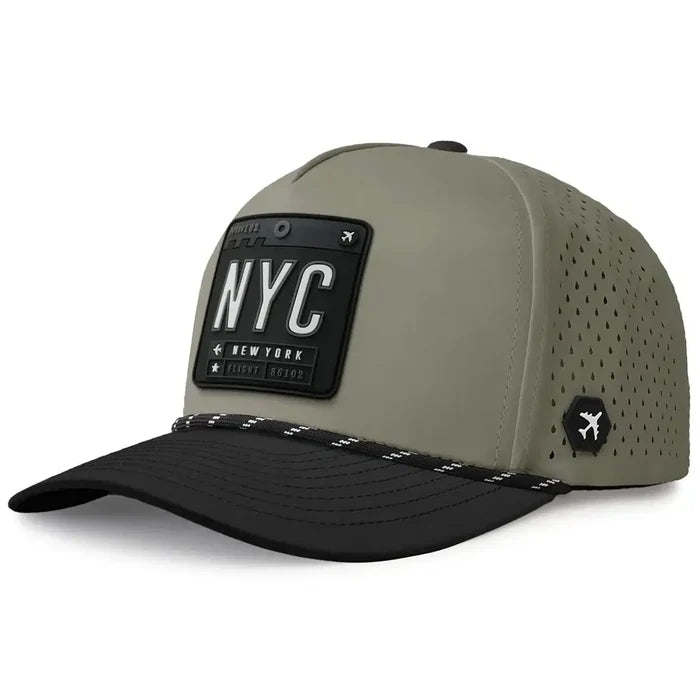 NYC - New York Warrior Performance Hat Loden/Black color  3Quarter front view
