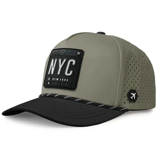 NYC - New York Warrior Performance Hat Loden/Black color  3Quarter front view