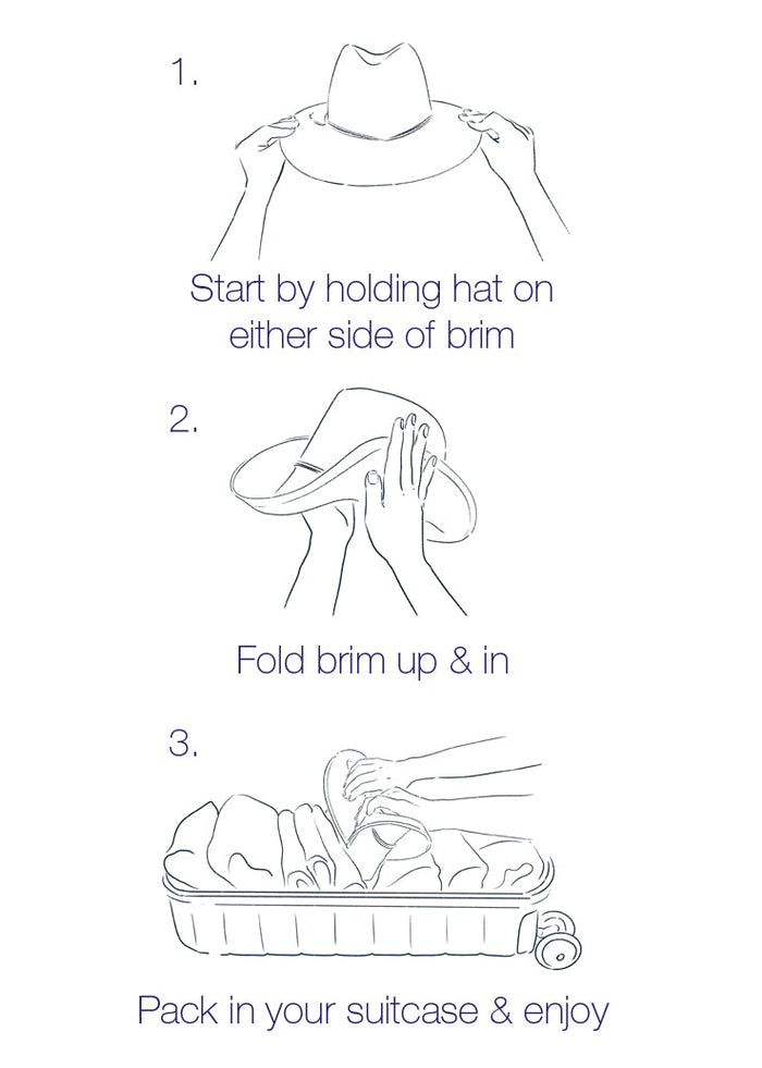 Packable Raffia Bucket Hat