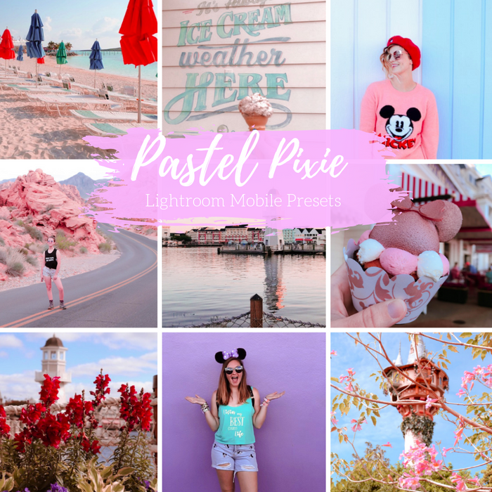 Pastel Mobile Lightroom Preset Pack - 4 Presets