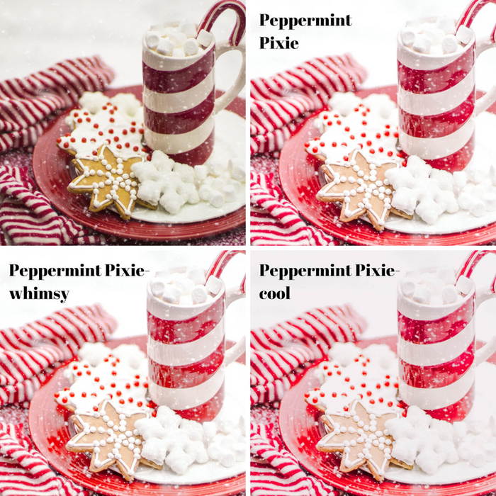 Peppermint Bright Holiday Presets Cool Mobile Lightroom Presets Pack - 3 Presets