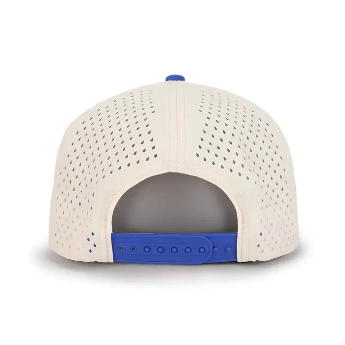 Philadelphia Revolve Performance Hat Moonstone/Royal color Back view