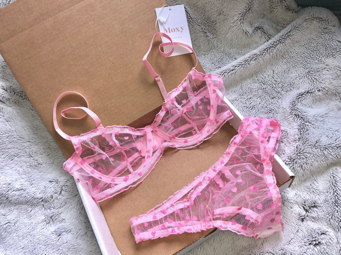 Sweetheart Pink Lingerie Set-Moxy Intimates