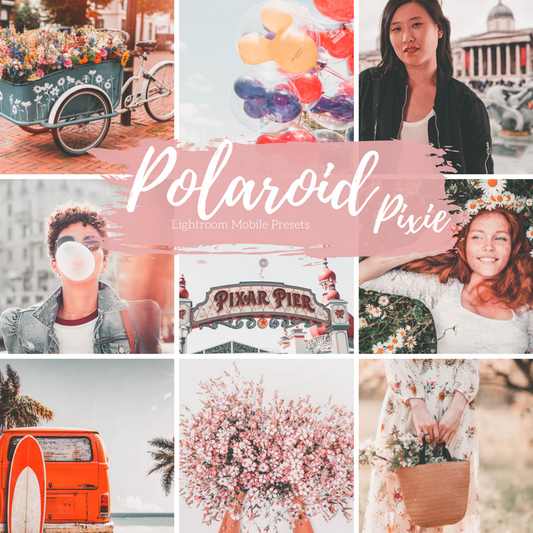 Polaroid Film Cinematic Retro Mobile Lightroom Presets Pack - 4 Presets