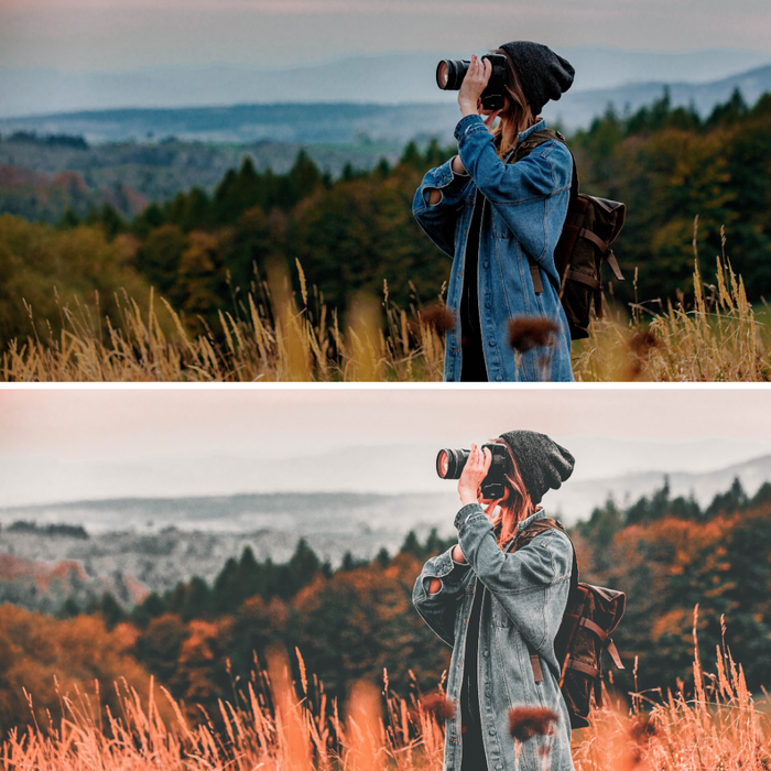 Polaroid Film Cinematic Retro Mobile Lightroom Presets Pack - 4 Presets