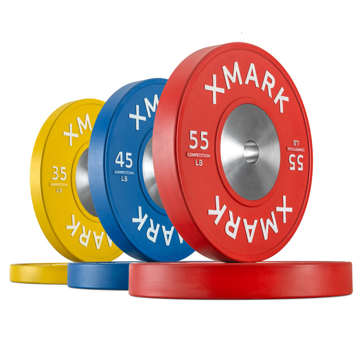 Premium Competition Bumper Plates (LB), Pairs and Sets