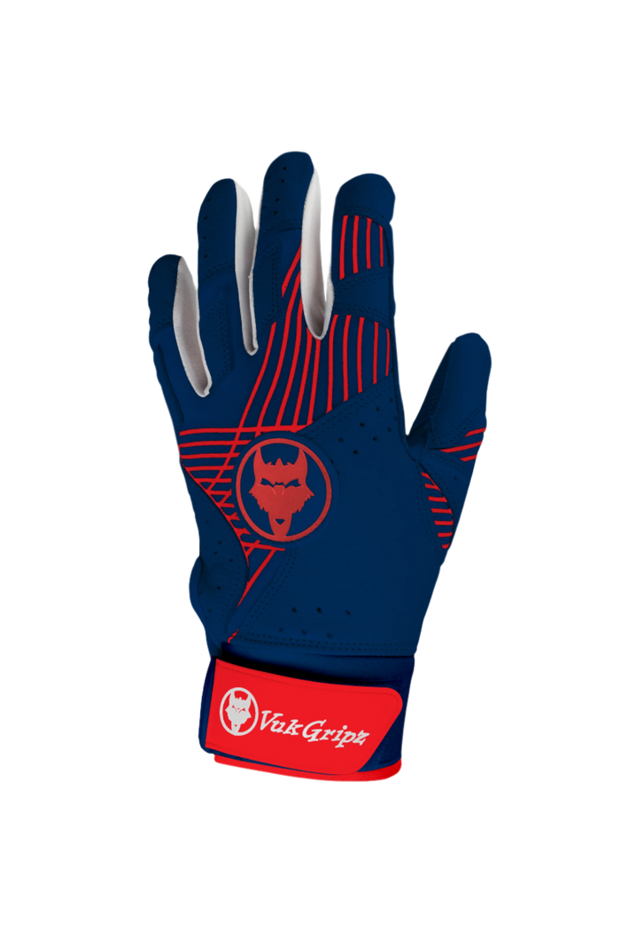 Prowler Red & Navy Batting Gloves
