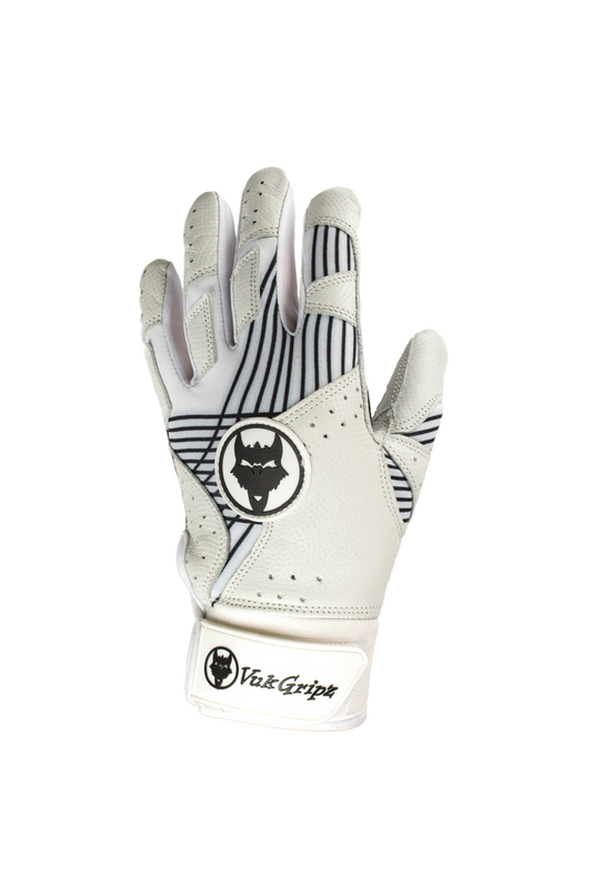 Prowler White Batting Gloves
