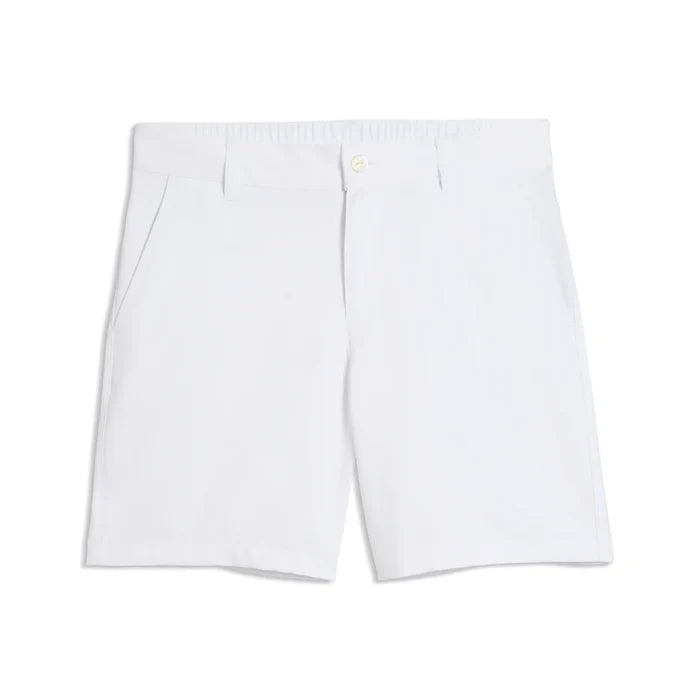 Puma Golf Boy's Classic Golf Shorts White color.
