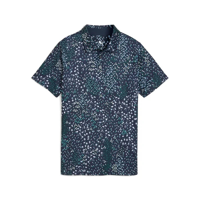 Puma Golf Boy's CLOUDSPUN Garden Polo Navy Color