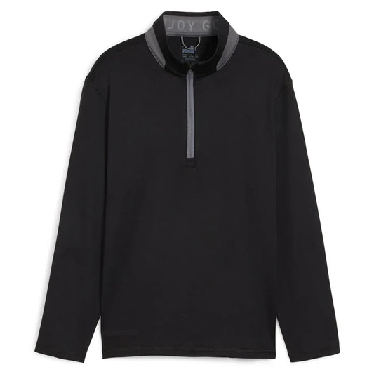 Puma Golf Boys Lightweight 1/4 Zip Black Color