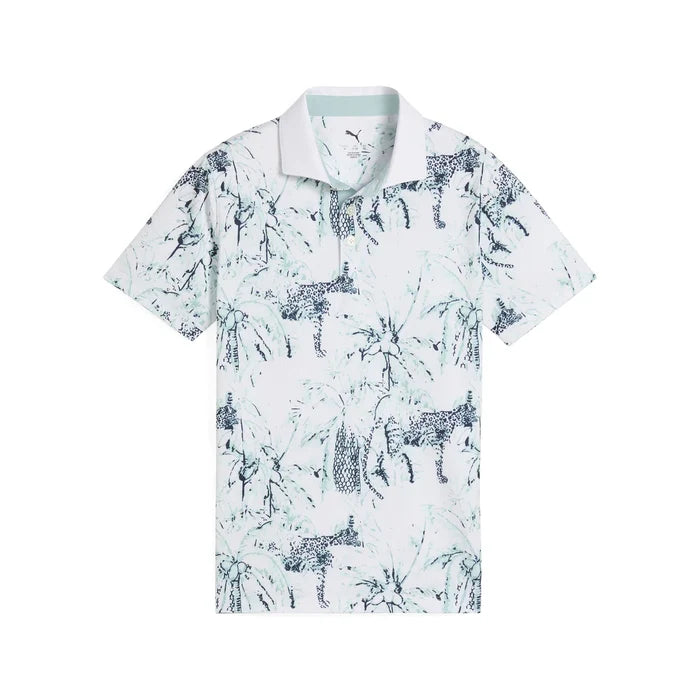 Puma Golf Boy's MATTR Safari Polo White Color