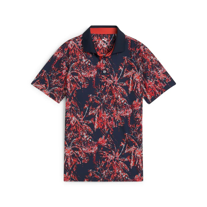 Puma Golf Boy's MATTR Safari Polo Navy Color