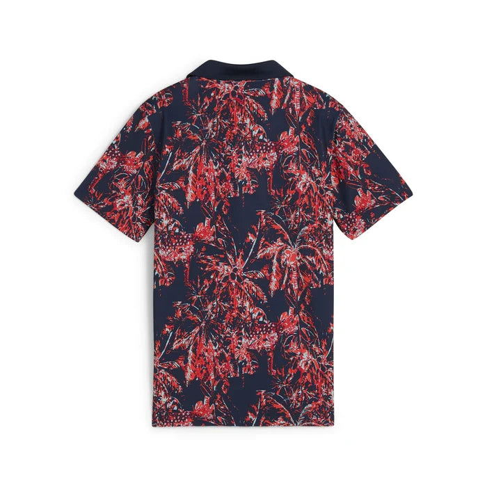 Puma Golf Boy's MATTR Safari Polo Navy Color