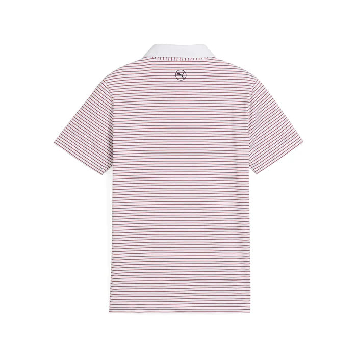 Puma Golf Boy's MATTR Stripe Polo Red Color