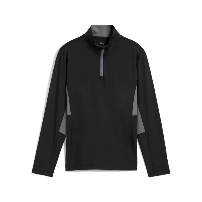Puma Golf Boy's Pure 2.0 (1/4 Zip) Black Color