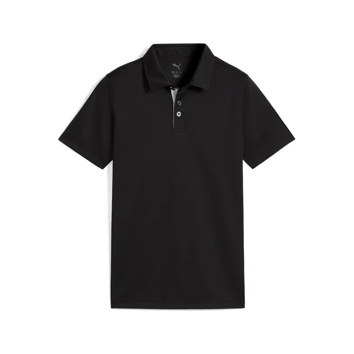 Puma Golf Boy's Pure 2.0 Polo Black color