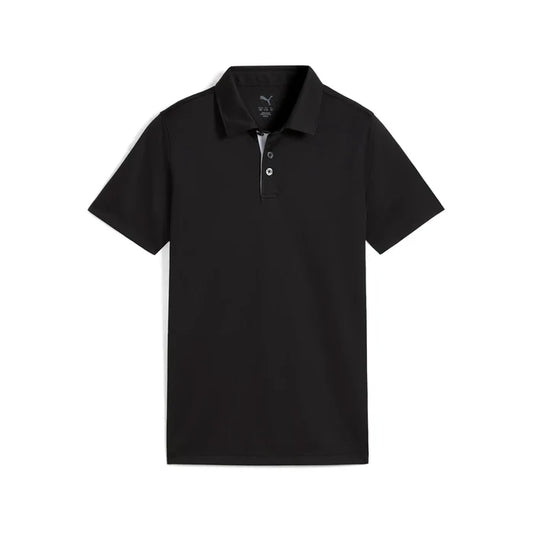 Puma Golf Boy's Pure 2.0 Polo Black color